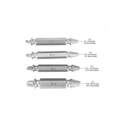 Screw Extractor: #1, #2, #3 & #4, for #11 to #14, #16 to #24, #4 to #7 & #8 to #10 Screws