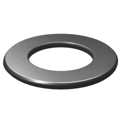 1/2" Screw Standard Flat Washer: Grade 1010 Case-Hardened Steel, Black Oxide
