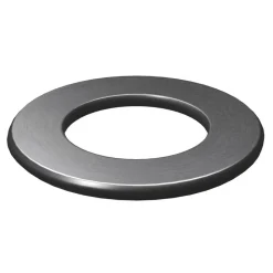 1/2" Screw Standard Flat Washer: Grade 316 Stainless Steel, Bright/Uncoated