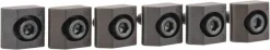 1/4-20 Screw Thread, 3/4" Wide x 0.15" High, Serrated Steel Standard Style Screw Mount Toe Clamp