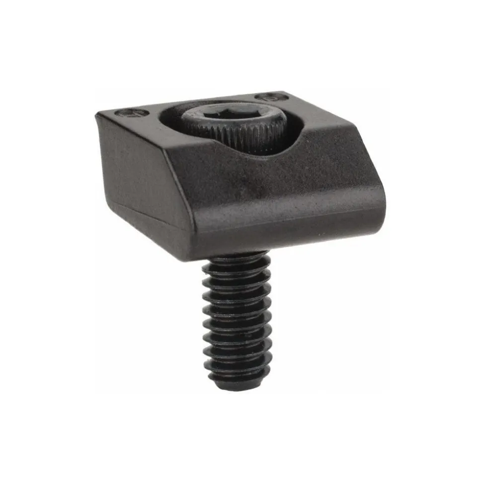 1/4-20 Screw Thread, 3/4" Wide x 0.15" High, Serrated Steel Standard Style Screw Mount Toe Clamp
