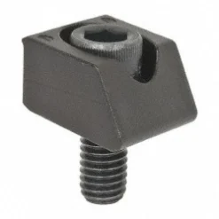 3/8-16 Screw Thread, 1" Wide x 1/4" High, Serrated Steel Standard Style Screw Mount Toe Clamp