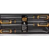 Scriber & Probe Sets: Set Type: Hook & Pick Scriber Set; Container Type: None; Material: Steel