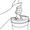 Scrubbing Hand and Surface Towels, Citrus Scent, Center-Pull Canister