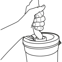 Scrubbing Hand and Surface Towels, Citrus Scent, Center-Pull Canister