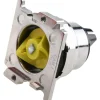 Selector Switch: 2 Positions, Maintained (MA), 0.5 Amp, Black Knob
