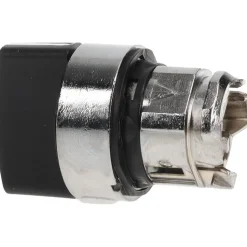 Selector Switch: 2 Positions, Maintained (MA), Black Handle