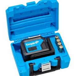 Self Leveling Cross Line Laser Level: 2 Beams, Green Beam