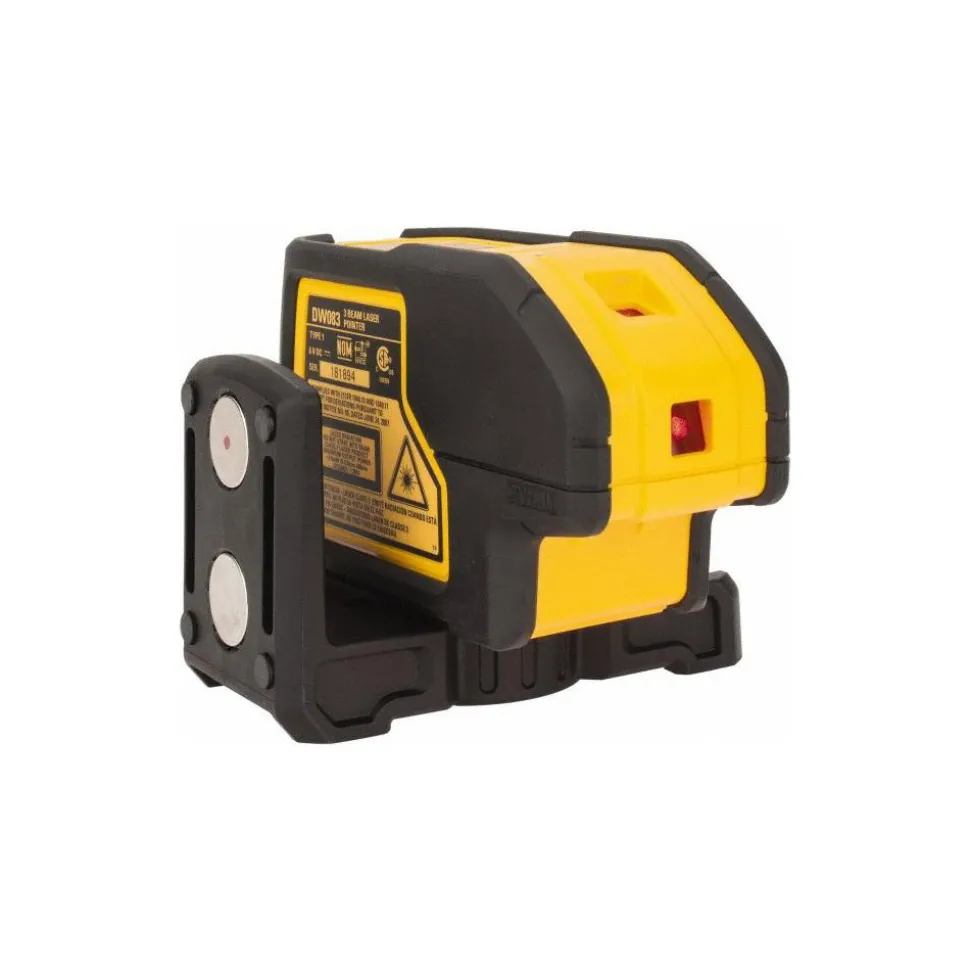 Self Leveling Laser Level: 3 Beams, Red Beam