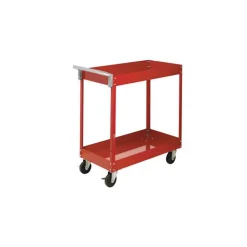 Service Utility Cart: 34" Long, 17" Wide, Steel, 800.000 lb Capacity, Red