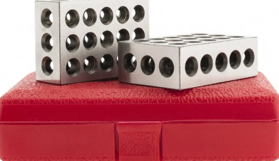 Setup Block: 0.0001 Squareness, Hardened Steel, 1-2-3 Block