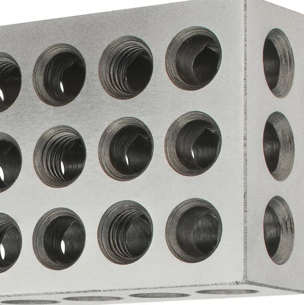 Setup Block: 0.0001 Squareness, Hardened Steel, 1-2-3 Block