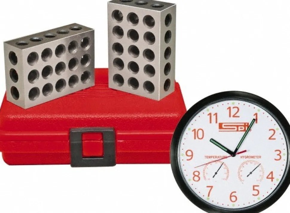 Setup Block: 0.0001 Squareness, Hardened Steel, 1-2-3 Block