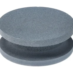 Sharpening Stone: 1-1/2'' Thick, Round, Silicon Carbide