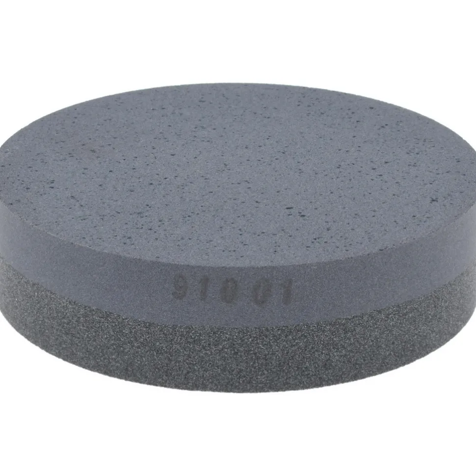 Sharpening Stone: 1'' Thick, Round, Silicon Carbide