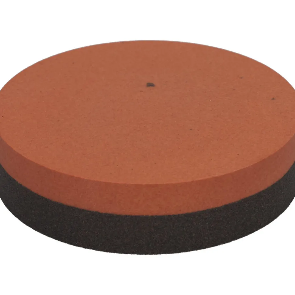 Sharpening Stone: 1'' Thick, Round, Aluminum Oxide