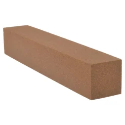 Sharpening Stone: 1'' Thick, Square, Aluminum Oxide