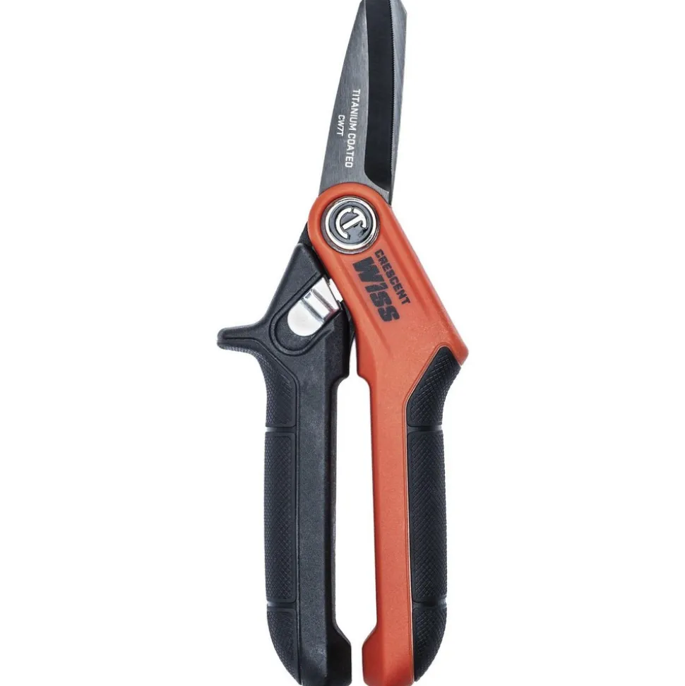 Shears: 7" OAL, 1-3/4" LOC, Stainless Steel Blades