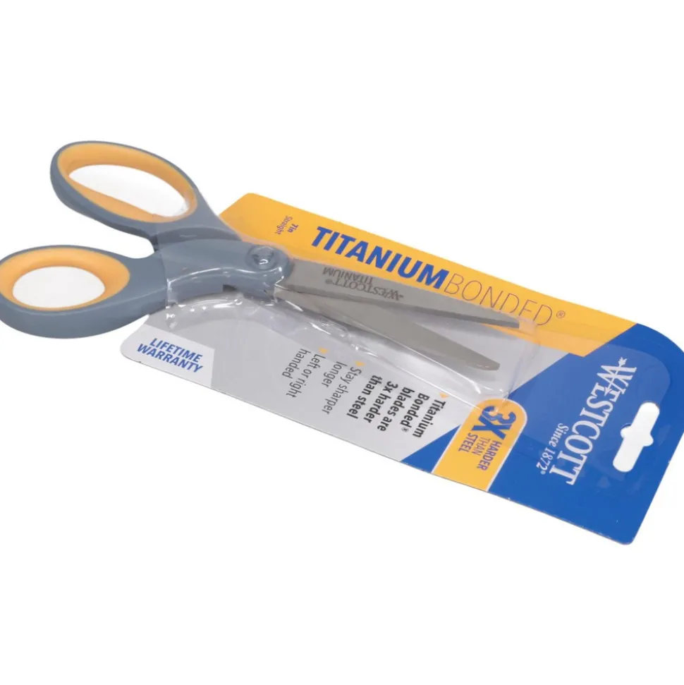 Shears: 7" OAL, 2-3/4" LOC, Titanium Blades
