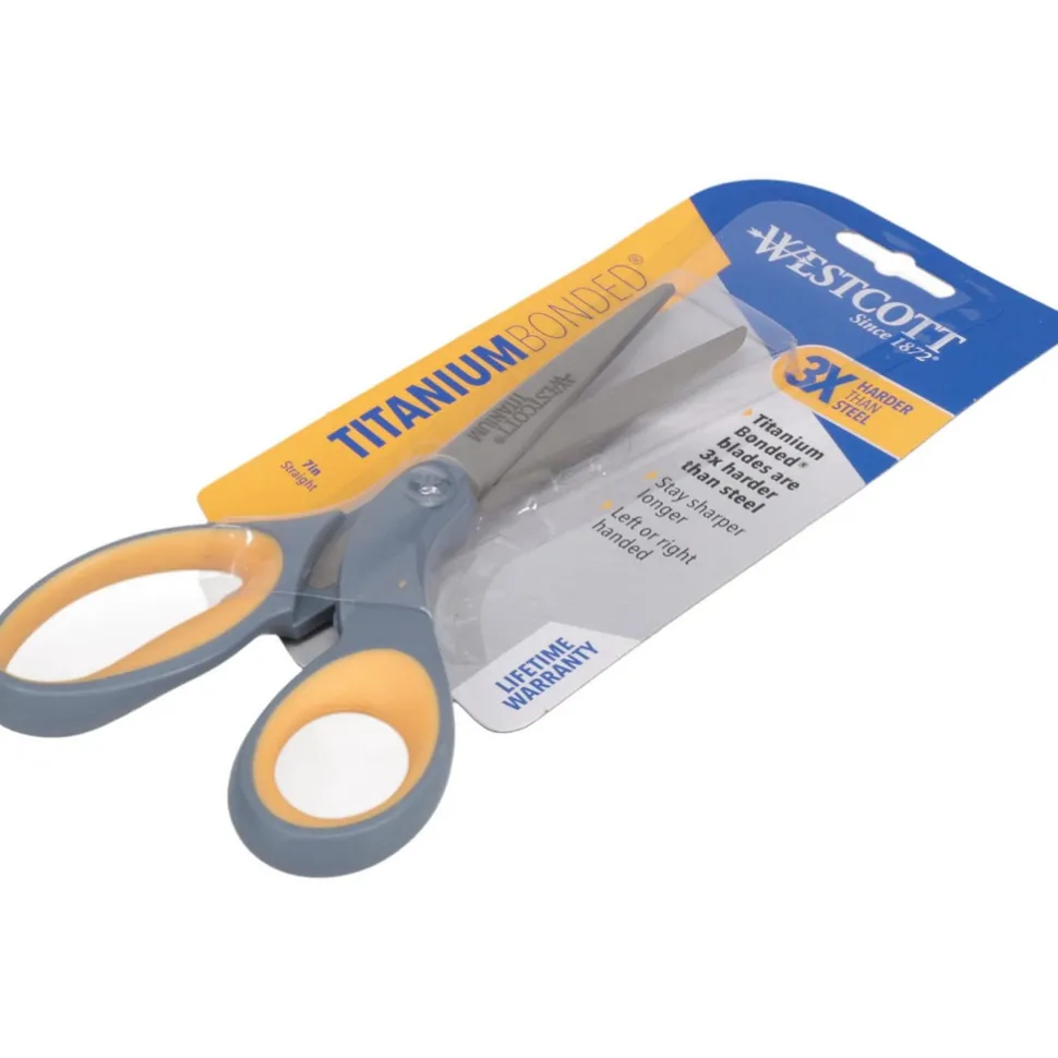 Shears: 7" OAL, 2-3/4" LOC, Titanium Blades