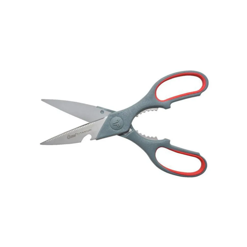 Shears: 8-1/4" OAL, 3" LOC, Titanium Blades