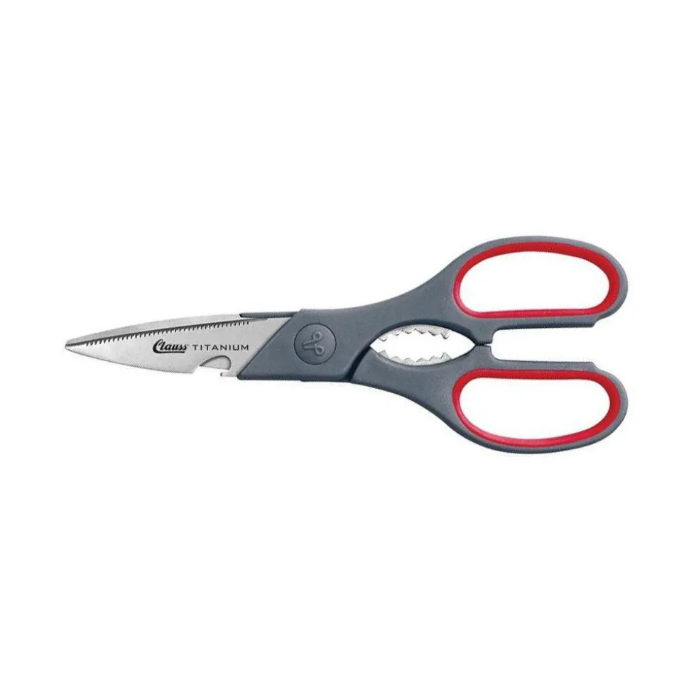 Shears: 8-1/4" OAL, 3" LOC, Titanium Blades