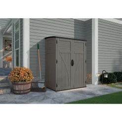Sheds: Shed Type: Vertical Storage Shed; Overall Width: 53 in; Overall Depth: 32.5 in; Overall Height: 71.5 in