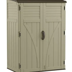Sheds: Shed Type: Vertical Storage Shed; Overall Width: 53 in; Overall Depth: 32.5 in; Overall Height: 71.5 in