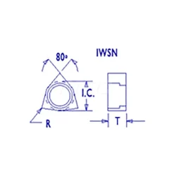 Shim for Indexables: 1/2" Inscribed Circle