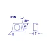 Shim for Indexables: 1/2" Inscribed Circle