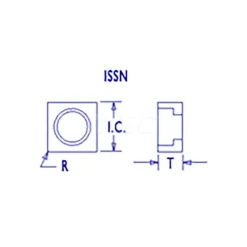 Shim for Indexables: 1/2" Inscribed Circle