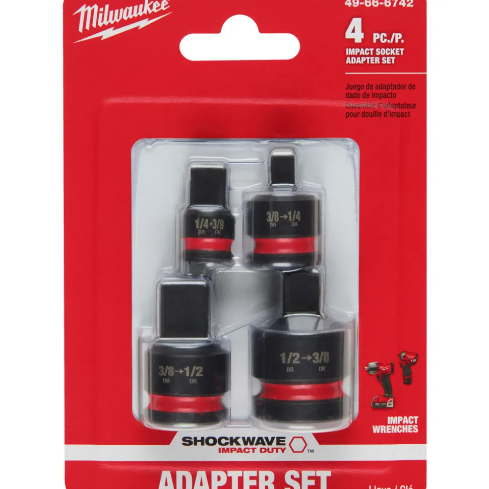 SHOCKWAVE™ Impact Duty 1/4"-1/2"Drive Adapter Set
