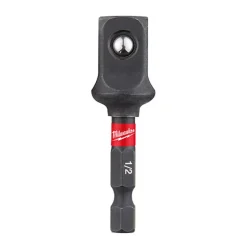SHOCKWAVEâ„¢ 1/4 in. Hex to 1/2 in. Square Socket Adapter