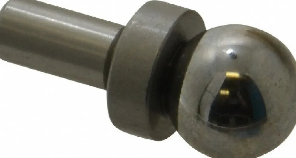 Shoulder Tooling Ball: Checking, 1/2" Ball Dia, 0.2497" Shank Dia