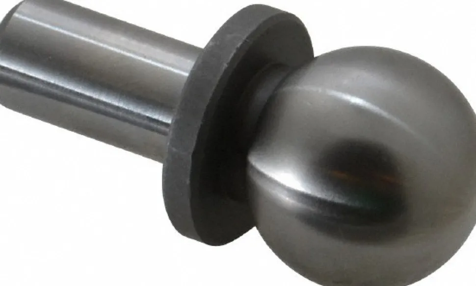 Shoulder Tooling Ball: Inspection, 3/4" Ball Dia, 3/8" Shank Dia, Slip-Fit