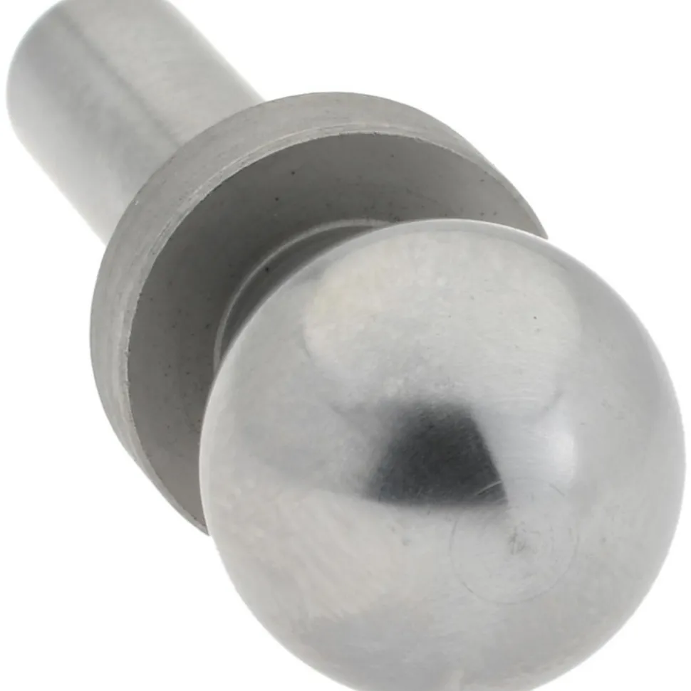 Shoulder Tooling Ball: Inspection, 1/2" Ball Dia, 1/4" Shank Dia, Slip-Fit