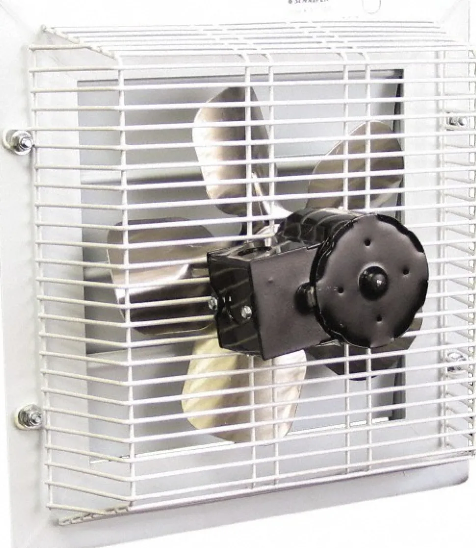 Shutters: Fan Size: 12; Opening Height: 12-5/8; Overall Height (Inch): 14-7/8; Material: Steel