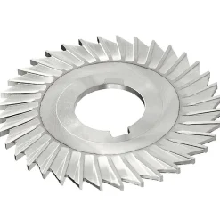 Side Chip Saw: 4" Blade Dia, 1/16" Blade Thickness, 1" Arbor Hole Dia, 36 Teeth, High Speed Steel
