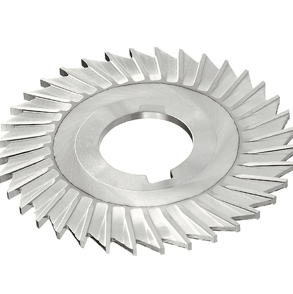 Side Chip Saw: 4" Blade Dia, 1/16" Blade Thickness, 1" Arbor Hole Dia, 36 Teeth, High Speed Steel