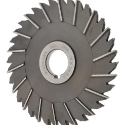 Side Chip Saw: 5" Blade Dia, 1/4" Blade Thickness, 1" Arbor Hole Dia, 36 Teeth, High Speed Steel
