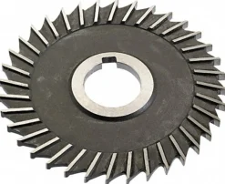 Side Chip Saw: 4" Blade Dia, 1/4" Blade Thickness, 1" Arbor Hole Dia, 36 Teeth, High Speed Steel