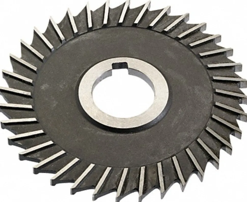 Side Chip Saw: 4" Blade Dia, 1/4" Blade Thickness, 1" Arbor Hole Dia, 36 Teeth, High Speed Steel