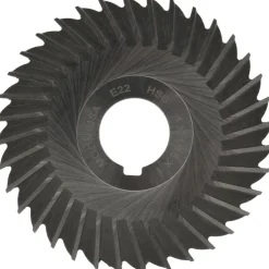 Side Chip Saw: 4" Blade Dia, 1/16" Blade Thickness, 1" Arbor Hole Dia, 36 Teeth, High Speed Steel