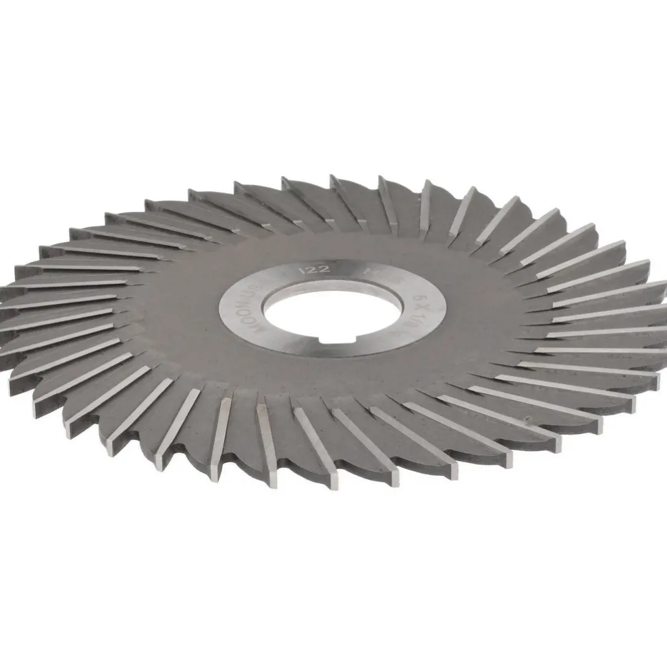 Side Chip Saw: 5" Blade Dia, 1/8" Blade Thickness, 1" Arbor Hole Dia, 40 Teeth, High Speed Steel