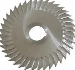 Side Chip Saw: 5" Blade Dia, 1/16" Blade Thickness, 1" Arbor Hole Dia, 40 Teeth, High Speed Steel