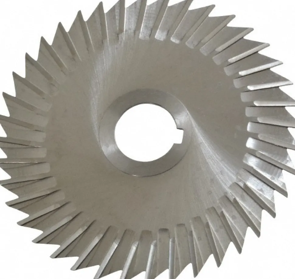 Side Chip Saw: 5" Blade Dia, 1/16" Blade Thickness, 1" Arbor Hole Dia, 40 Teeth, High Speed Steel
