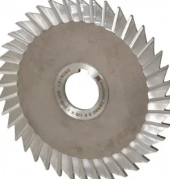 Side Chip Saw: 5" Blade Dia, 1/8" Blade Thickness, 1" Arbor Hole Dia, 40 Teeth, High Speed Steel