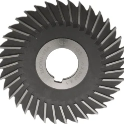 Side Chip Saw: 4" Blade Dia, 5/32" Blade Thickness, 1" Arbor Hole Dia, 36 Teeth, High Speed Steel