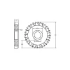 Side Chip Saw: 4" Blade Dia, 1/8" Blade Thickness, 1" Arbor Hole Dia, 32 Teeth, High Speed Steel