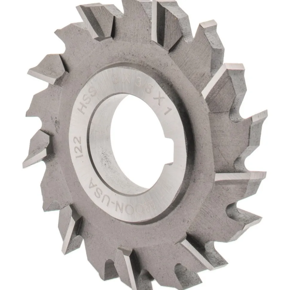 Side Milling Cutter: 3" Cutter Dia, 3/8" Cutting Width, 1" Arbor Hole, 18 Teeth